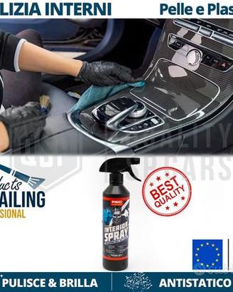 Pulizia INTERNI Auto TRATTAMENTO Pelle e Plastiche