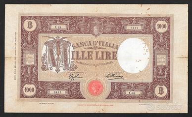 Banconota lire 1000 del 1932, rara