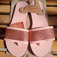 Ciabatta/infradito Havaianas rosa ballet glitterat