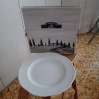 piatto da portata la Porcellana Bianca 