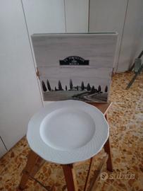 piatto da portata la Porcellana Bianca 