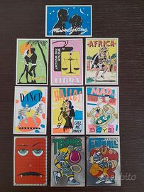 lotto 10 Rare Figurine stickers Panini 1985 ottime