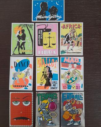 lotto 10 Rare Figurine stickers Panini 1985 ottime