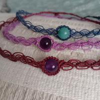 choker in macramé 