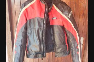 SKYPE giubbotto moto in pelle 