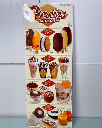 insegna pubblicitaria Sanson del 1996’ vintage