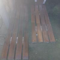 panchine in legno 