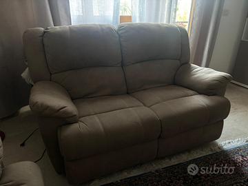 2 Divani Recliner Due Posti e 3 posti