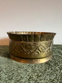 Fioriera in ottone anni ‘70