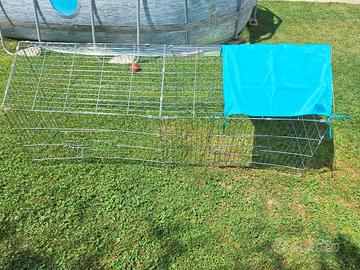 Recinto per conigli 180x75x75