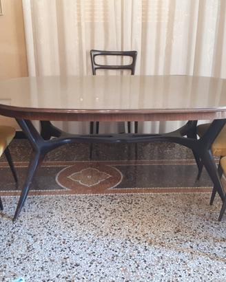 Tavolo cristallo con sedie
