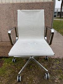 Sedia ufficio bianca rete TCC