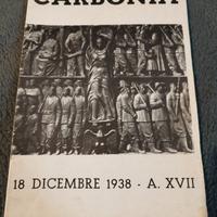 fascicolo 21 pagine su Carbonia 18 Dicembre 1938