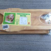 Ferma prosciutto in legno 