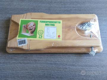Ferma prosciutto in legno 