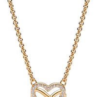 Pandora Collana Cuore Infinito Placcatura Oro14k