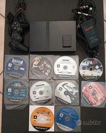Playstation 2 slim +controller originale +giochi
