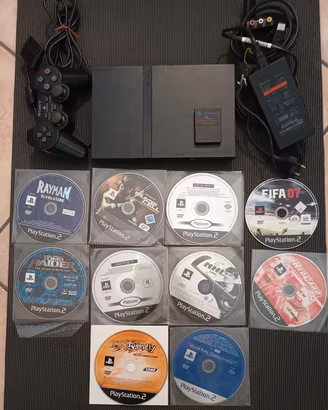Playstation 2 slim +controller originale +giochi
