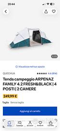 Tenda per campeggio