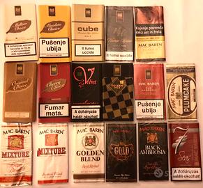 Buste tabacco pipa vuote