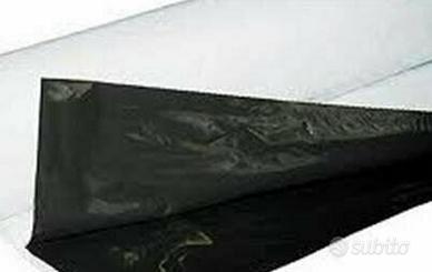 TELO PLASTICO BIANCO/NERO 20mX10m