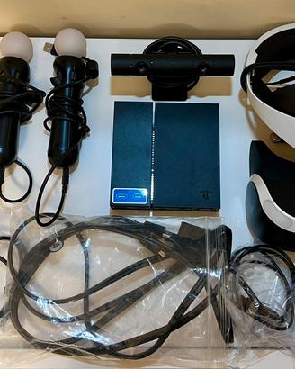 PlayStation VR+Cavi+Camera+PlayStation Move+Gioco.