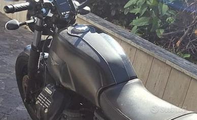 Fascia in pelle serbatoio moto guzzi v7 stone
