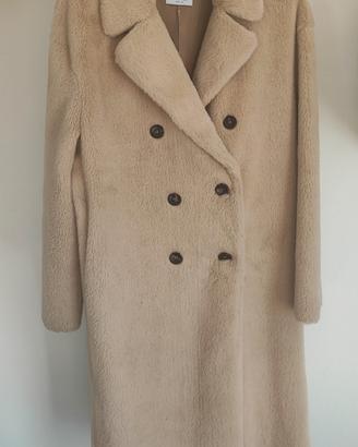 cappotto lungo in pelliccia 