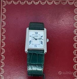 Cartier Tank  Must Argento 2414