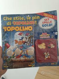 Lotto Topolino 3626/3627 Blisterati pin Gold/silve
