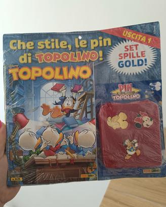 Lotto Topolino 3626/3627 Blisterati pin Gold/silve