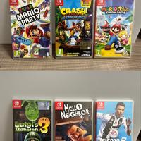 Singolo o Lotto giochi nintendo switch ita