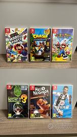 Singolo o Lotto giochi nintendo switch ita