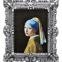 STAMPA VERMEER RAGAZZA CON ORECCHINO IN CORNICE