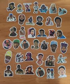adesivi hip hop rap 