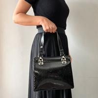 Borsa Artigianale Vintage in Vera Pelle di Pitone