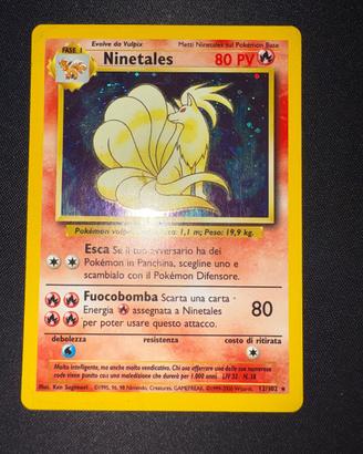 Ninetales Holo Set Base 12/102