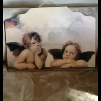Tavolozza con angeli