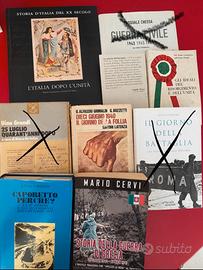 Libri vari resistenza/fascismo/guerra mondiale