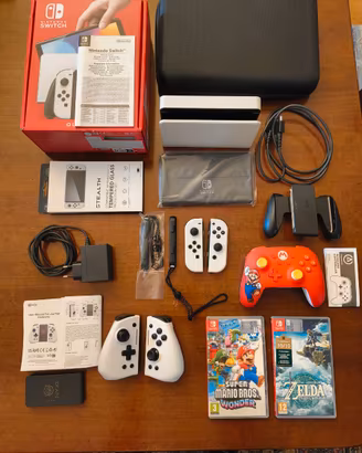 Nintendo Switch OLED + GIOCHI e ACCESSORI