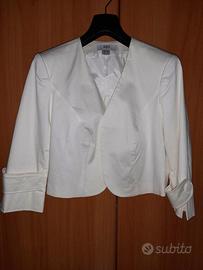 Coprispalla / bolero bianco da donna – taglia 46