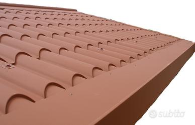 Pannelli Isotermici finto tegola rosso coppo