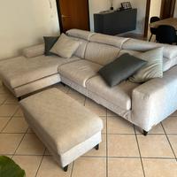 Divano Poltronesofà Giola + pouff contenitore