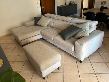 Divano Poltronesofà Giola + pouff contenitore