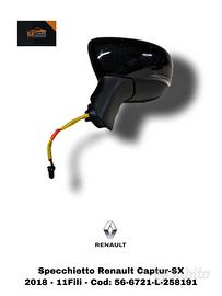 SPECCHIETTO RETROVISORE SINISTRO RENAULT Captur Se
