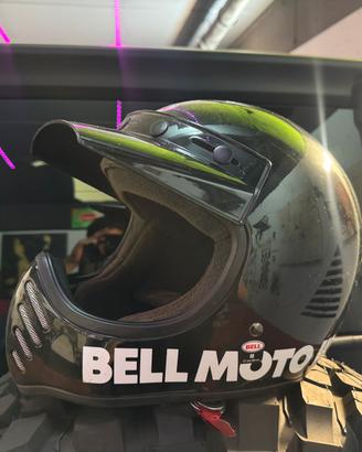 Bell moto 3 originale nero lucido casco