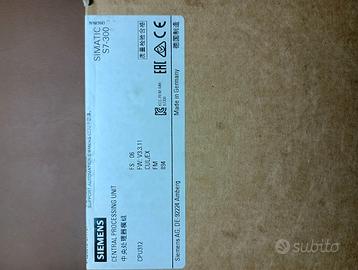 SIMATIC s7-300 6ES7 312‑1AE14‑0AB0