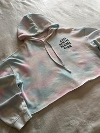 Anti Social Social Club felpa croptop originale