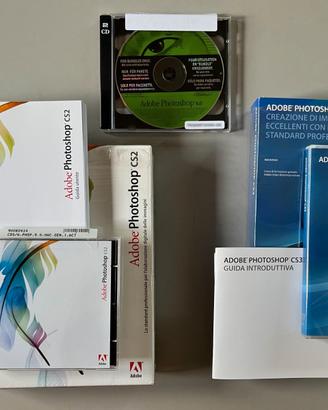 Software Adobe Photoshop italiano 6.0 + CS2 + CS3