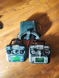 VISORE analogico + 2radiocomandi fpv/ aereomodelli